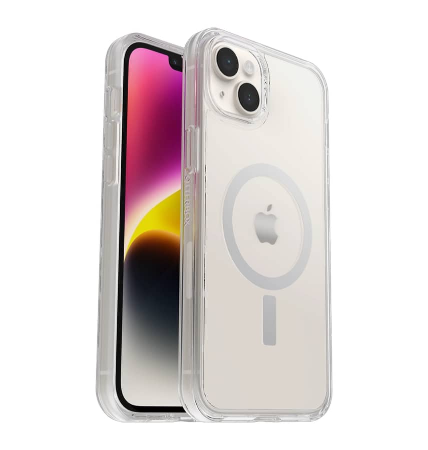 iPhone 14 Plus – Clear | OtterBox Symmetry Series, Soft Touch Protective Cover