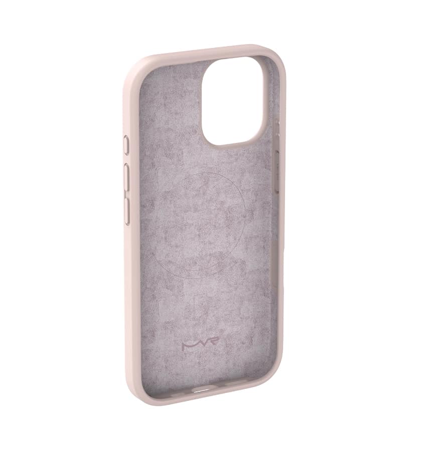 iPhone 17 Liquid Silicone Case – Blush | MVR Enhanced Grip Texture, Scratch Protection, MagSafe Compatible