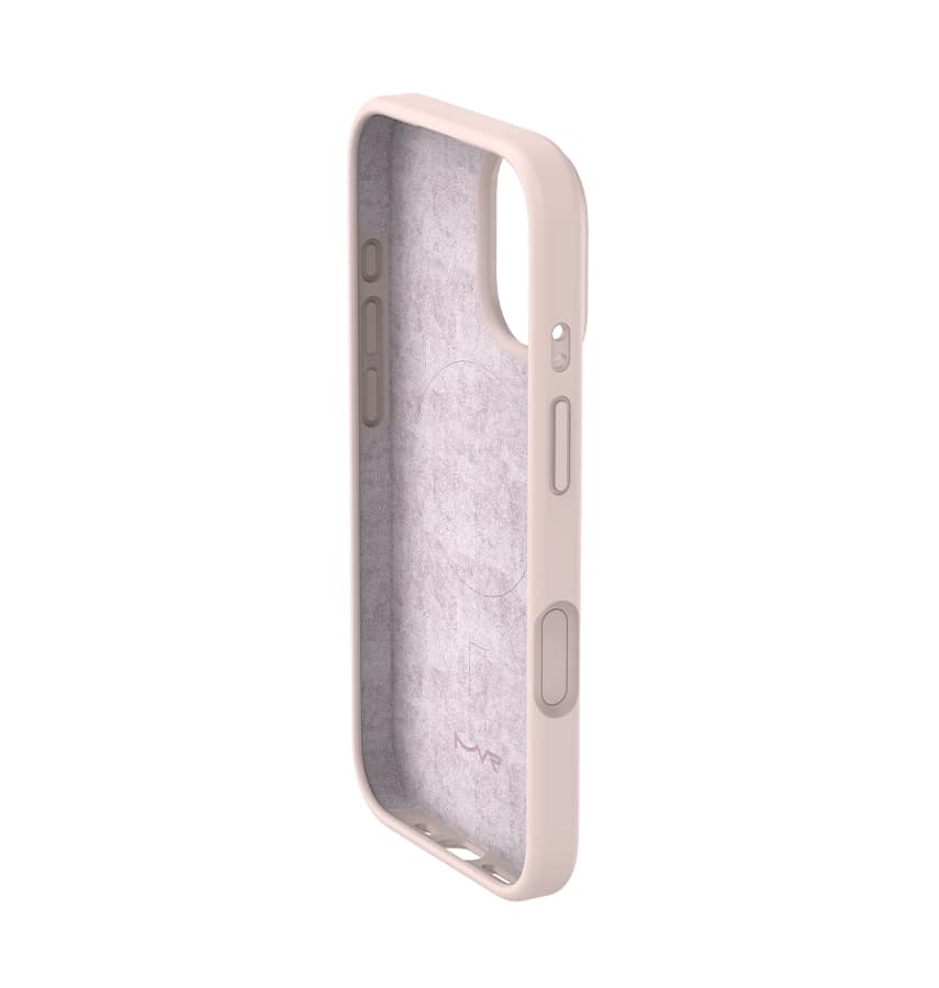 iPhone 17 Liquid Silicone Case – Blush | MVR Enhanced Grip Texture, Scratch Protection, MagSafe Compatible