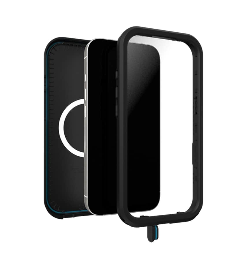 iPhone 17 Magsafe Case – Black | OtterBox Fré Series, Waterproof Protection Back Cover