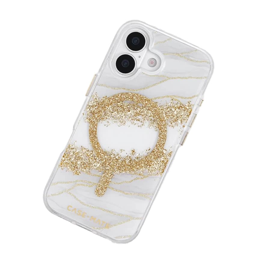 iPhone 17 Case – Granite | Case-Mate Karat Gemstone-Inspired Design, Protective Raised Edges, MagSafe