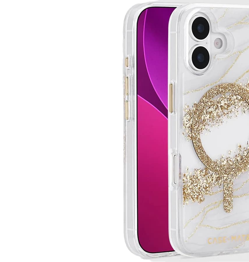 iPhone 17 Case – Granite | Case-Mate Karat Gemstone-Inspired Design, Protective Raised Edges, MagSafe