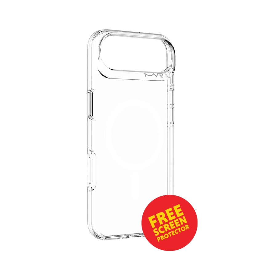 iPhone 17 Air Nova Case – Crystal | MVR Sleek Transparent Cover, Shock Resistant, Ultra-Slim Fit