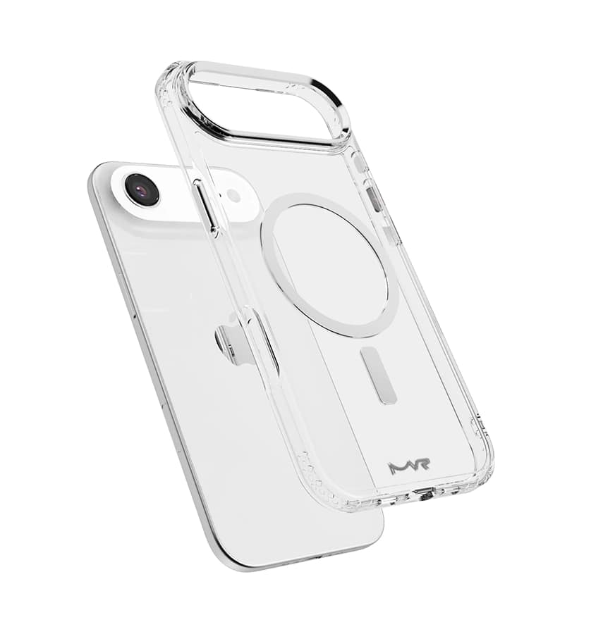 iPhone 17 Air Impact IMD Case – Silver | MVR Durable IMD Design, Scratch Resistant, Lightweight Protection