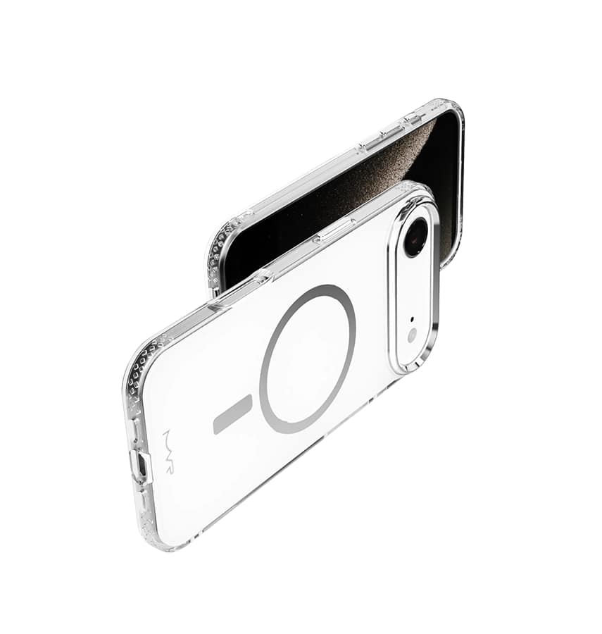 iPhone 17 Air Impact IMD Case – Silver | MVR Durable IMD Design, Scratch Resistant, Lightweight Protection