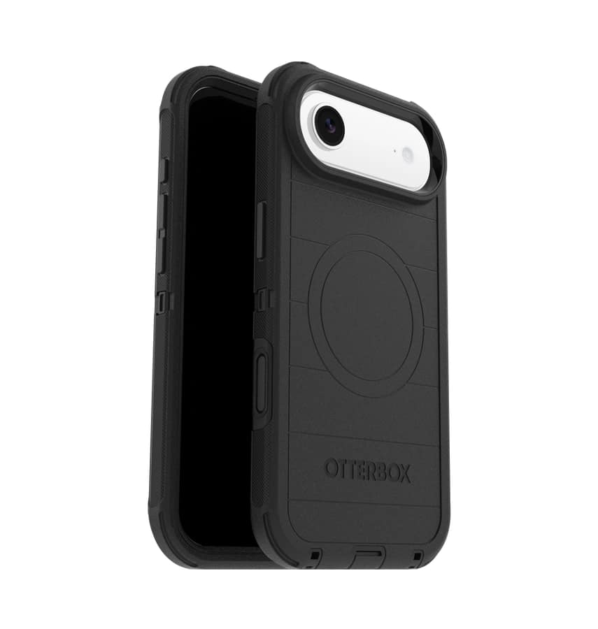 iPhone 17 Air Case – Black | OtterBox Defender Rugged MagSafe Cover, Drop Protection, Premium Durability
