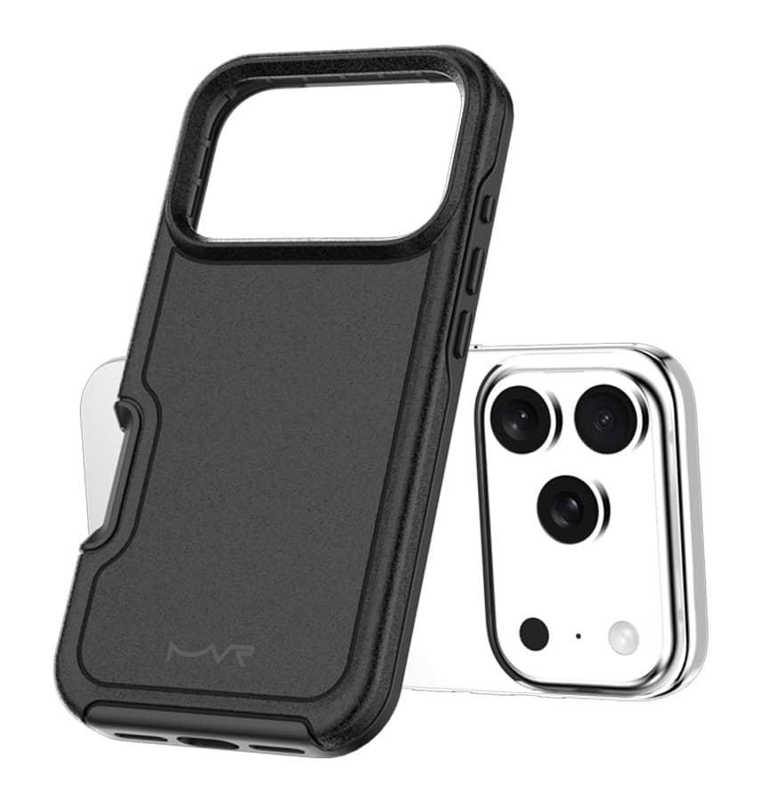 iPhone 17 Pro Case – Black | MVR  Armour Matte Strong Grip, Military-Grade Protection, Slim Matte Finish