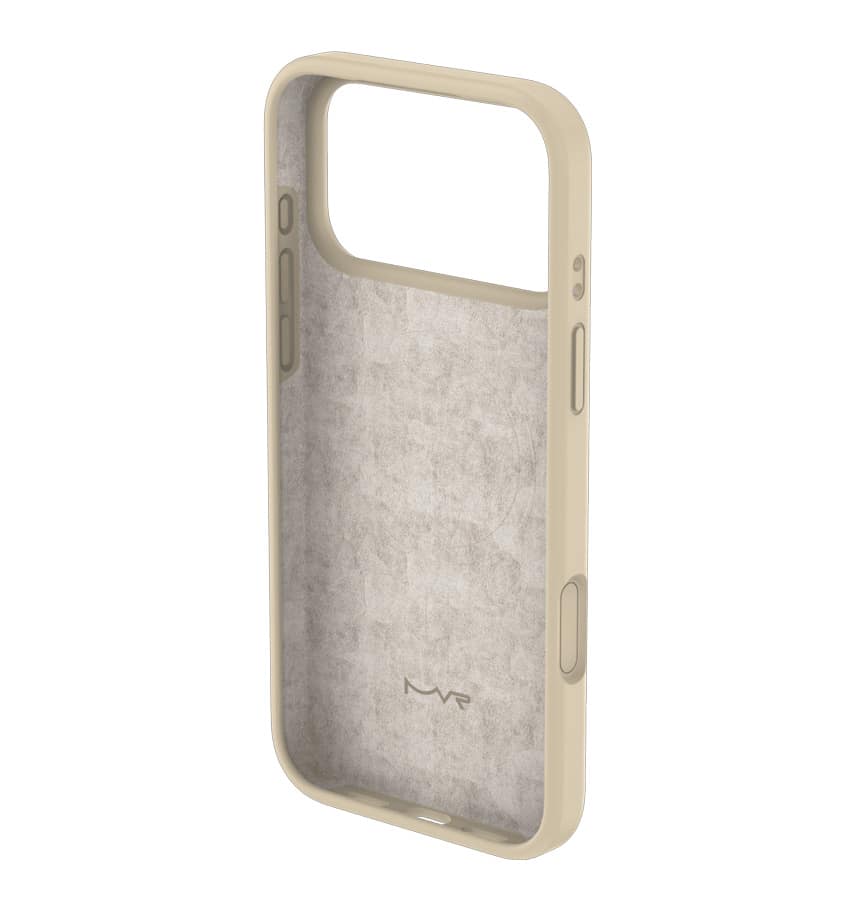 iPhone 17 Pro Case – Vanila | MVR Liquid Silicone Soft-Touch Finish, Anti-Slip Grip
