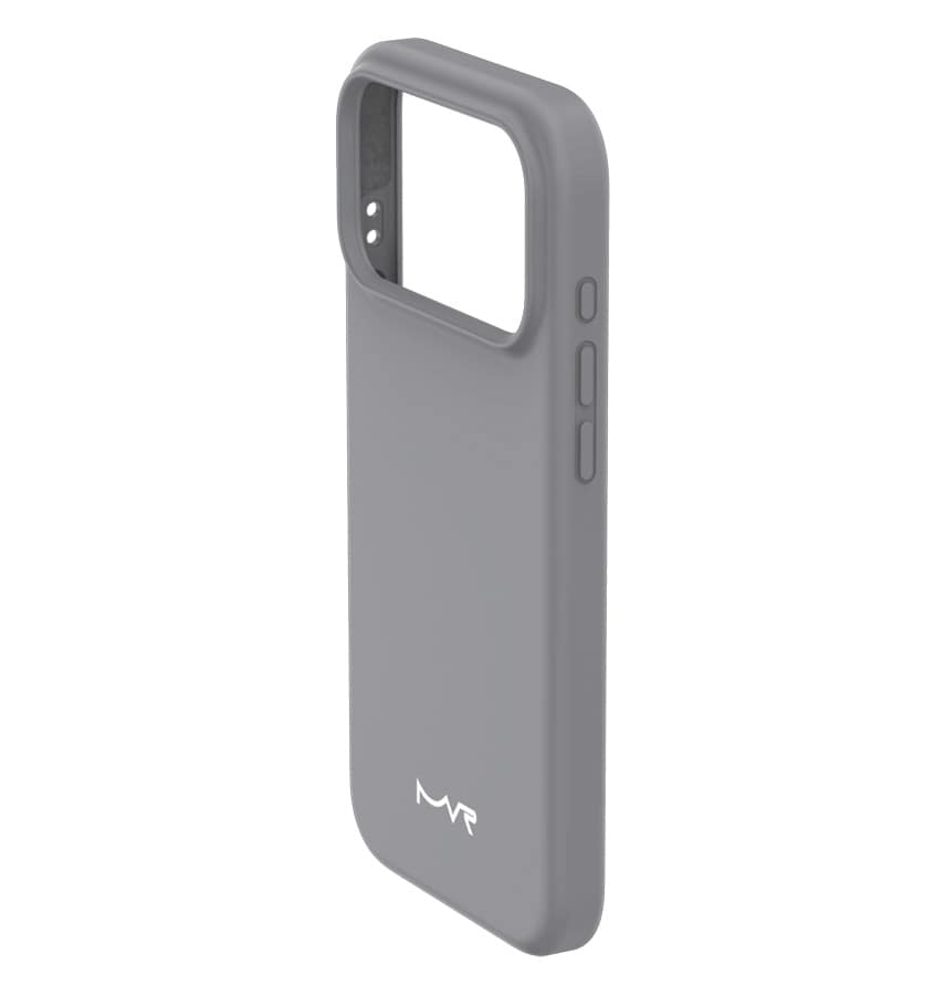 iPhone 17 Pro Case – Grey | MVR Liquid Silicone Soft-Touch Finish, Anti-Slip Grip, Premium Protection