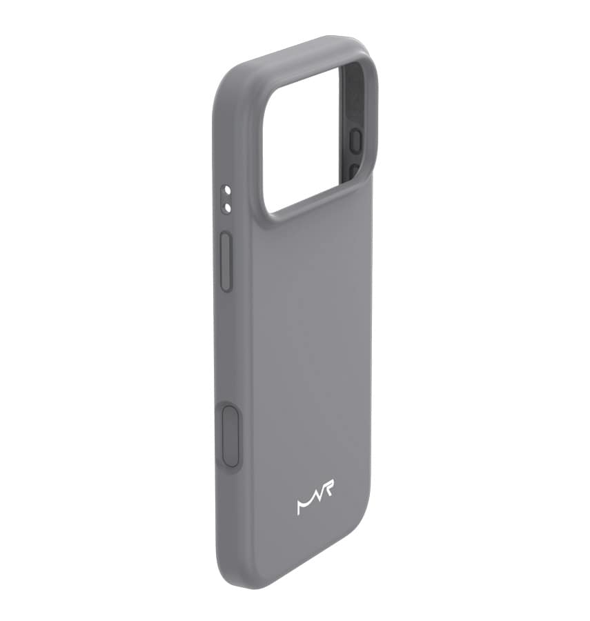 iPhone 17 Pro Case – Grey | MVR Liquid Silicone Soft-Touch Finish, Anti-Slip Grip, Premium Protection