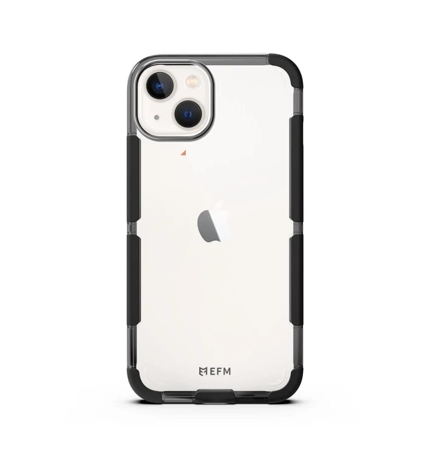 iPhone 13 Mini Case – Black/Carbon | EFM Cayman D3O Armour 5G Signal Series Rugged, Durable & Drop-Tested Protection