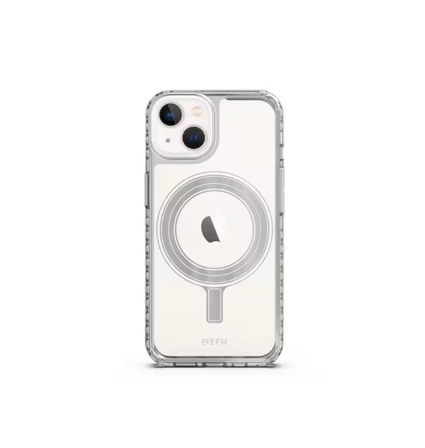 iPhone 13 Mini Case – Clear | EFM Zurich Flux Armour MagSafe Series Slim, Magnetic & Protective Cover