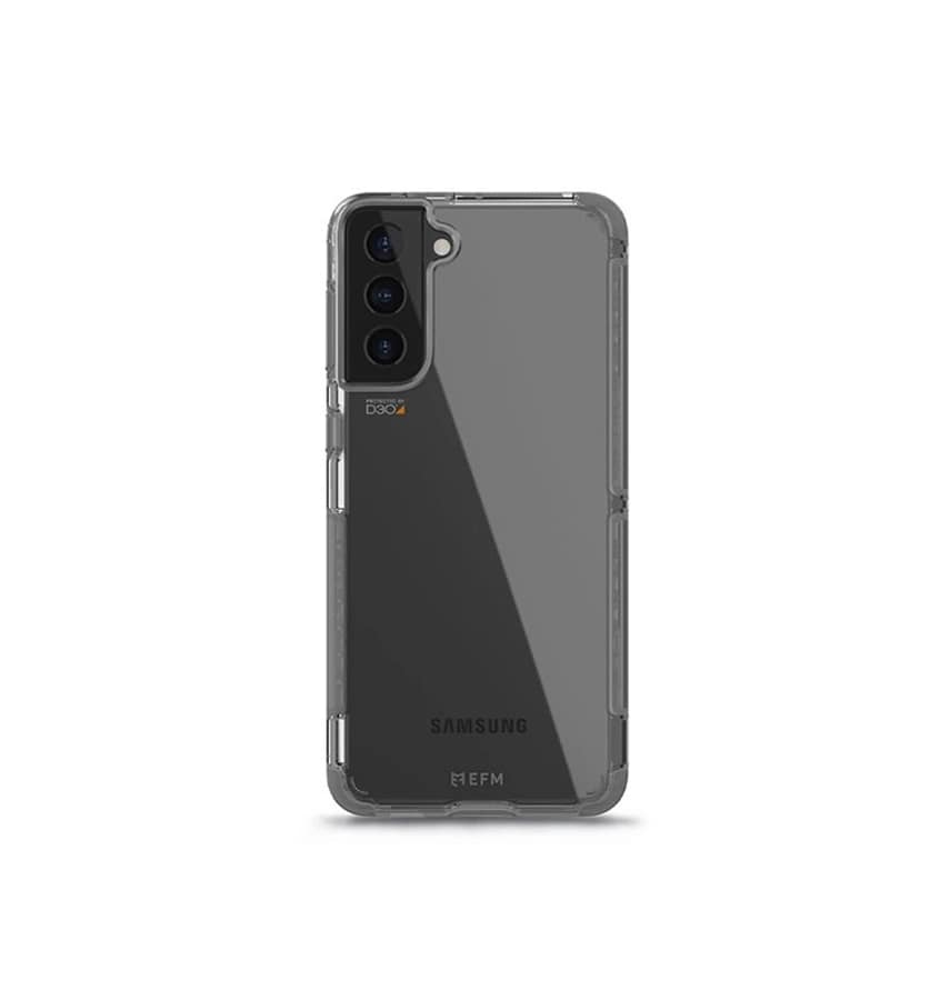 Samsung S21 Case – Smoke Black | EFM Cayman D3O Armour 5G Signal Series Rugged, Durable & Shockproof Cover