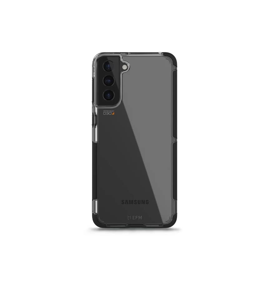 Samsung S21 Plus Case – Black/Space Grey | EFM Cayman D3O Armour 5G Signal Series Rugged, Shockproof & Durable Protection