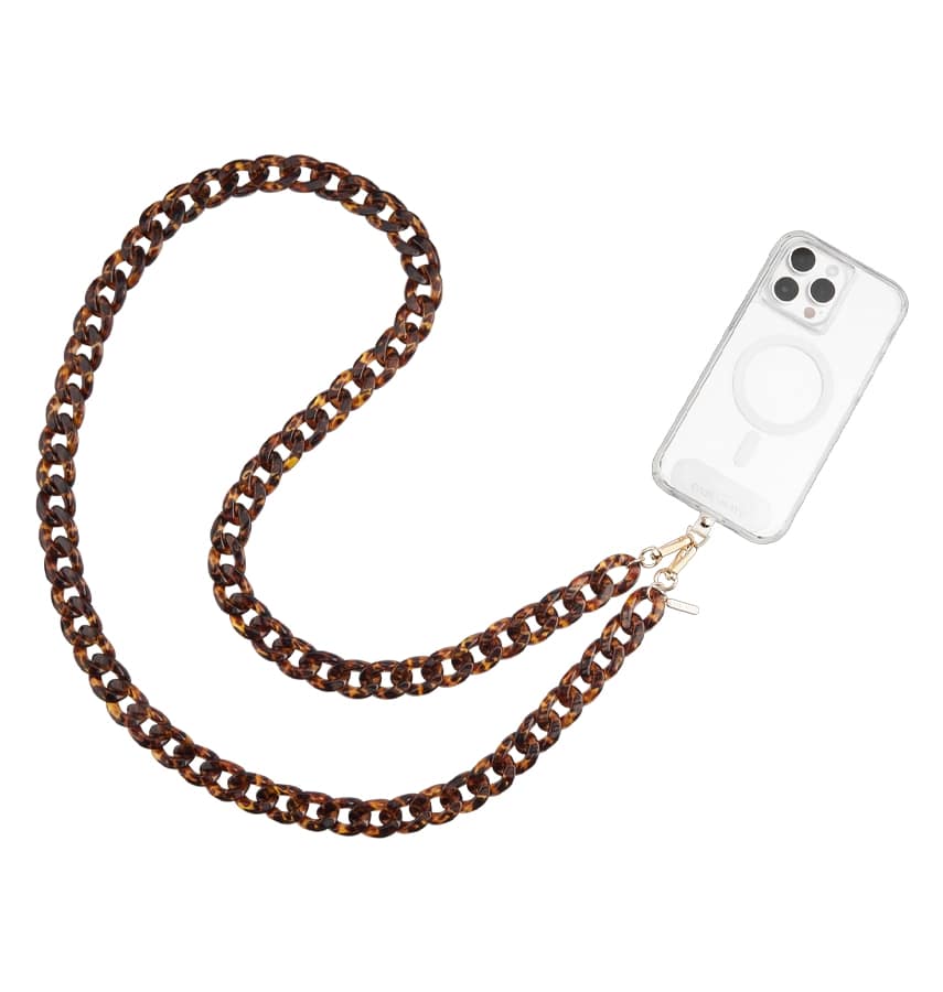 Case-Mate Phone Crossbody Chain – Universal Tortoiseshell | Stylish & Durable iPhone & Smartphone Accessory with Comfortable Strap - Image 2