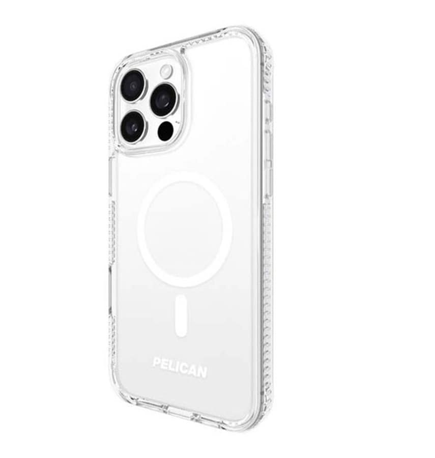 iPhone 16 Pro Max Case – Clear | Pelican Protector MagSafe Cover with Durable Drop Protection & Slim Design