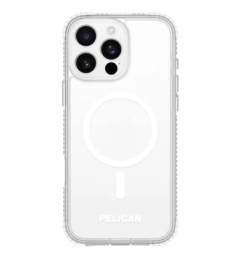 iPhone 16 Pro Max Case – Clear | Pelican Protector MagSafe Cover with Durable Drop Protection & Slim Design