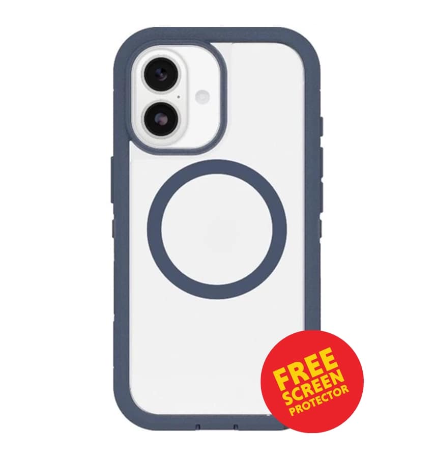 iPhone 17 MagSafe Case – Mountain Storm Blue | OtterBox Defender XT Pro with Camera Control