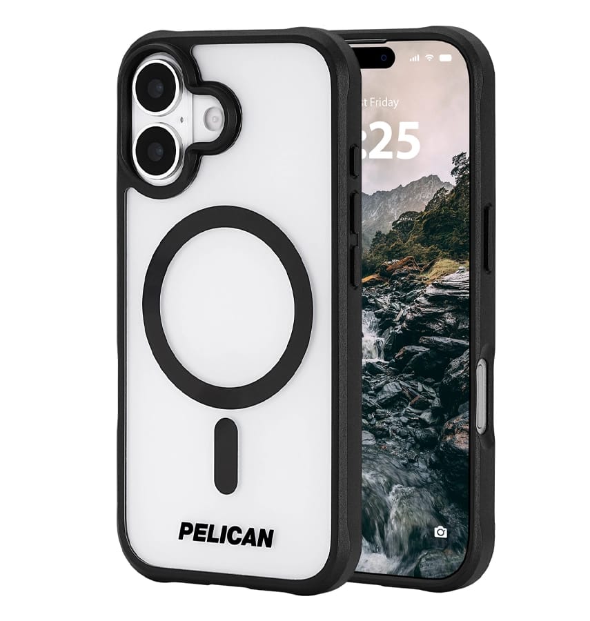 iPhone 17 Case – Clear/Black Frosted | Pelican Ranger MagSafe Cover with Rugged Drop Protection & Stylish Finish