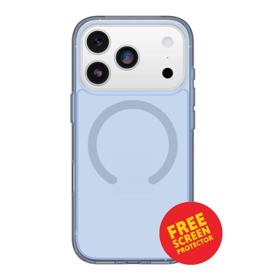 iPhone 17 Pro MagSafe Case – Silver Glade Blue | OtterBox Symmetry Protective Cover with Slim, Durable & Drop Protection