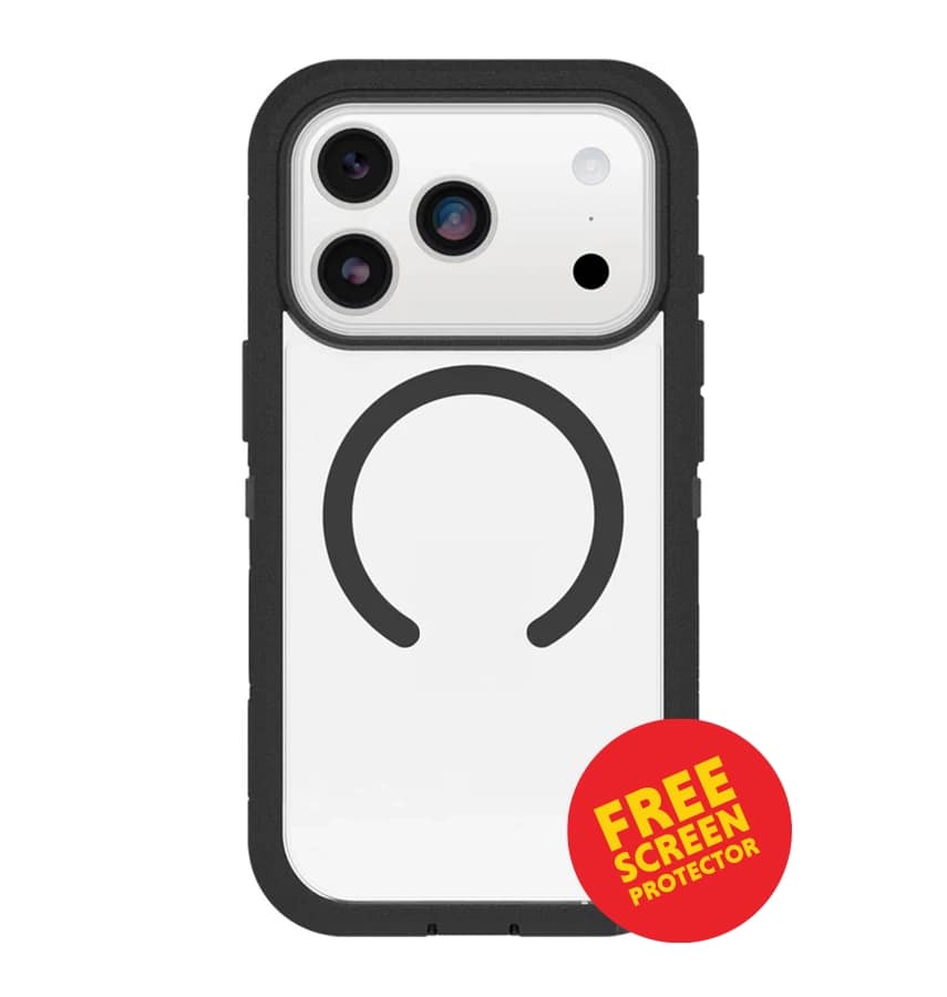 iPhone 17 Pro MagSafe Case – Dark Side Black | OtterBox Defender XT Pro Rugged Protective Cover with Camera Control