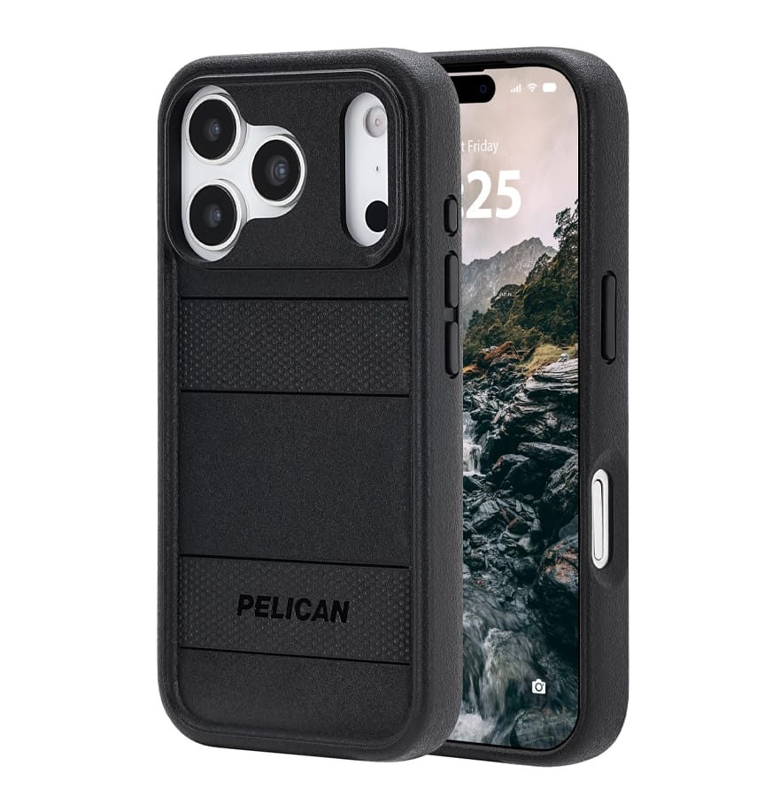 iPhone 17 Pro Case – Black | Pelican Protector MagSafe Cover with Military-Grade Drop Protection & Sleek Finish