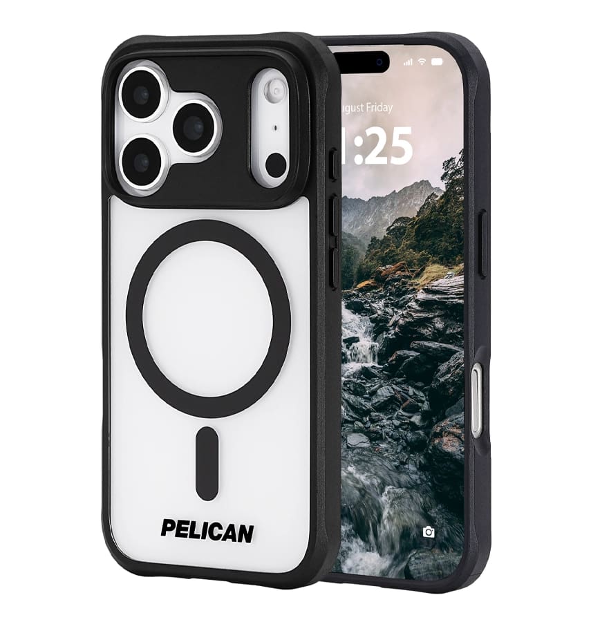 iPhone 17 Pro Case – Clear/Black Frosted | Pelican Ranger MagSafe Cover with Rugged Drop Protection & Stylish Finish