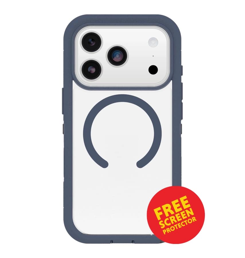 iPhone 17 Pro Max MagSafe Case – Mountain Storm Blue | OtterBox Defender XT Pro Rugged Protective Cover with Camera Control