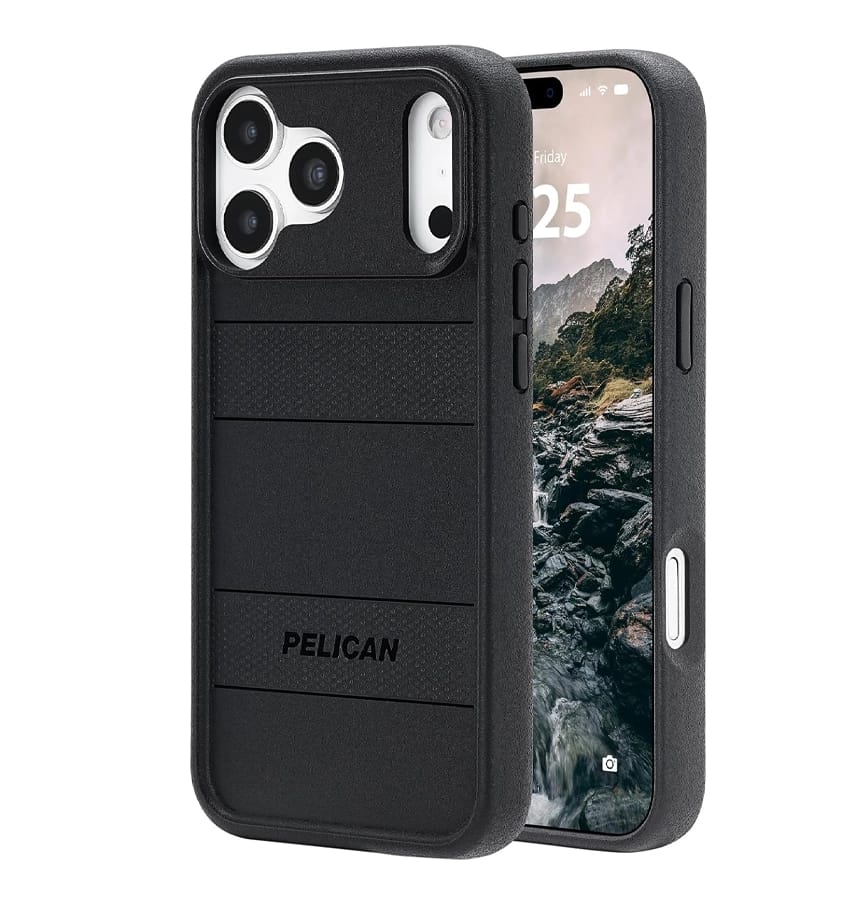 iPhone 17 Pro Max Case – Black | Pelican Protector MagSafe Cover with Military-Grade Drop Protection & Sleek Design