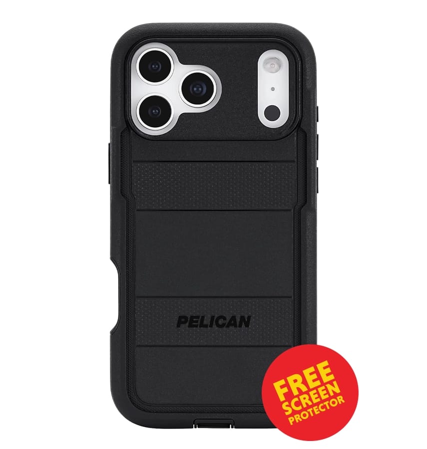 iPhone 17 Pro Max Case – Black | Pelican Protector MagSafe Cover with Military-Grade Drop Protection & Sleek Design