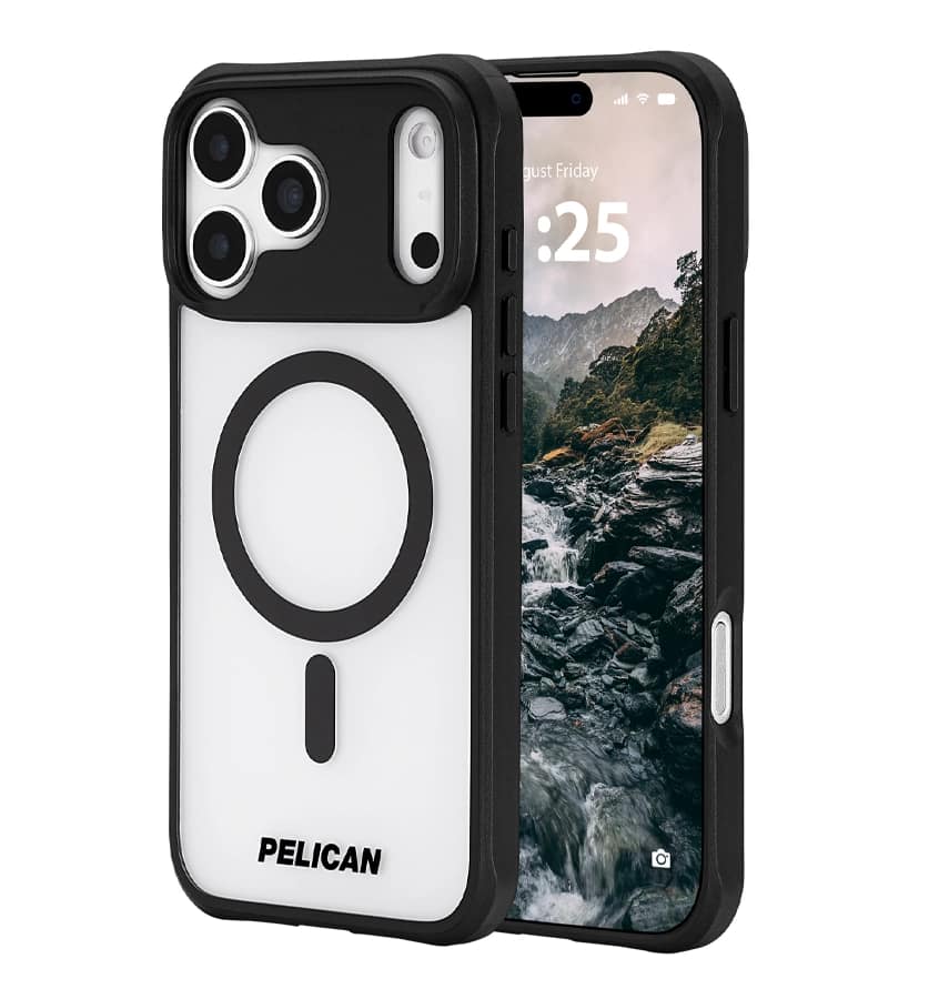 iPhone 17 Pro Max Case – Clear/Black Frosted | Pelican Ranger MagSafe Cover with Rugged Drop Protection & Stylish Finish