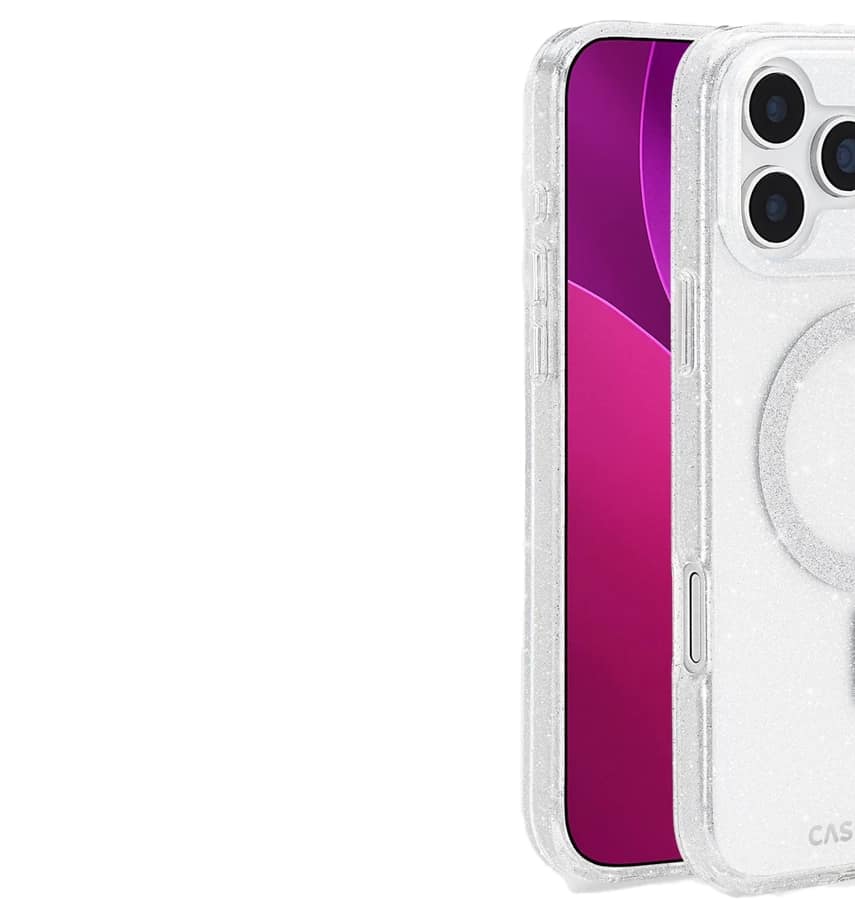 iPhone 17 Pro Max Twinkle MagSafe Case – Silver | Case-Mate Stylish Protective Cover with Durable & Drop Protection