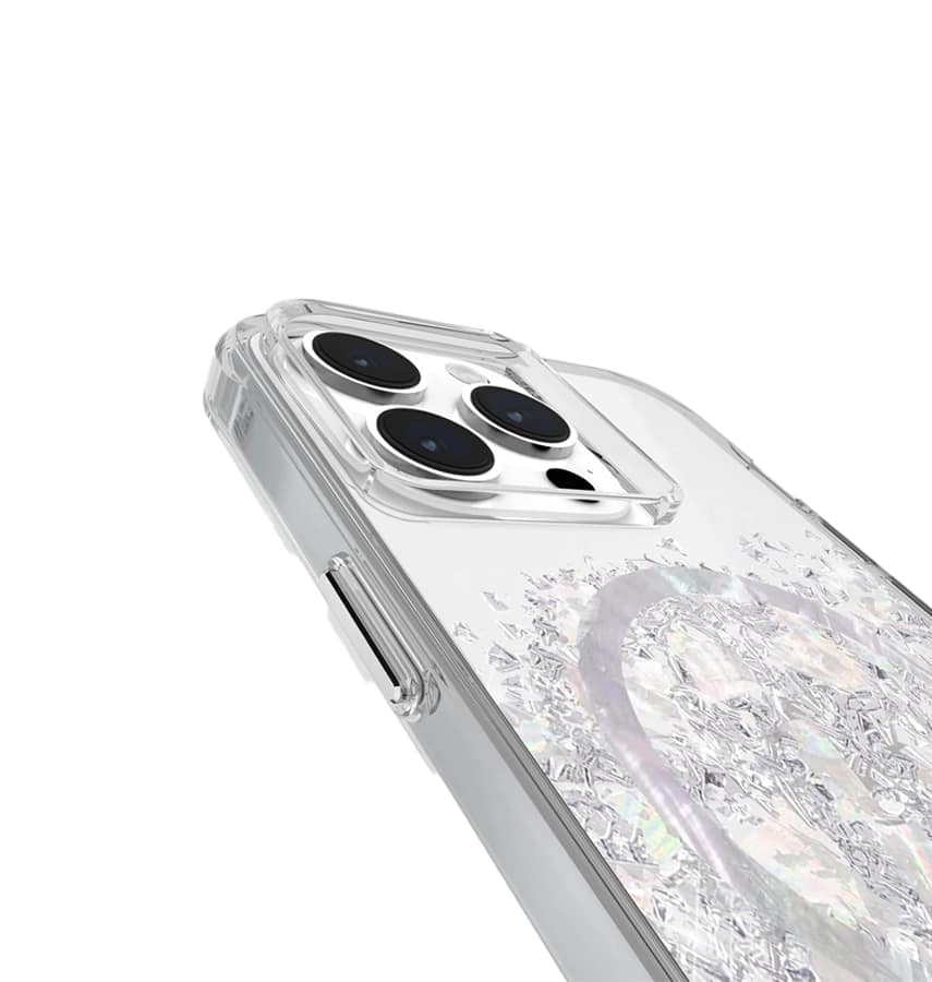 iPhone 15 Pro Max Case – Touch of Pearl | Case-Mate Karat MagSafe Cover with Elegant Shimmer & Durable Protection