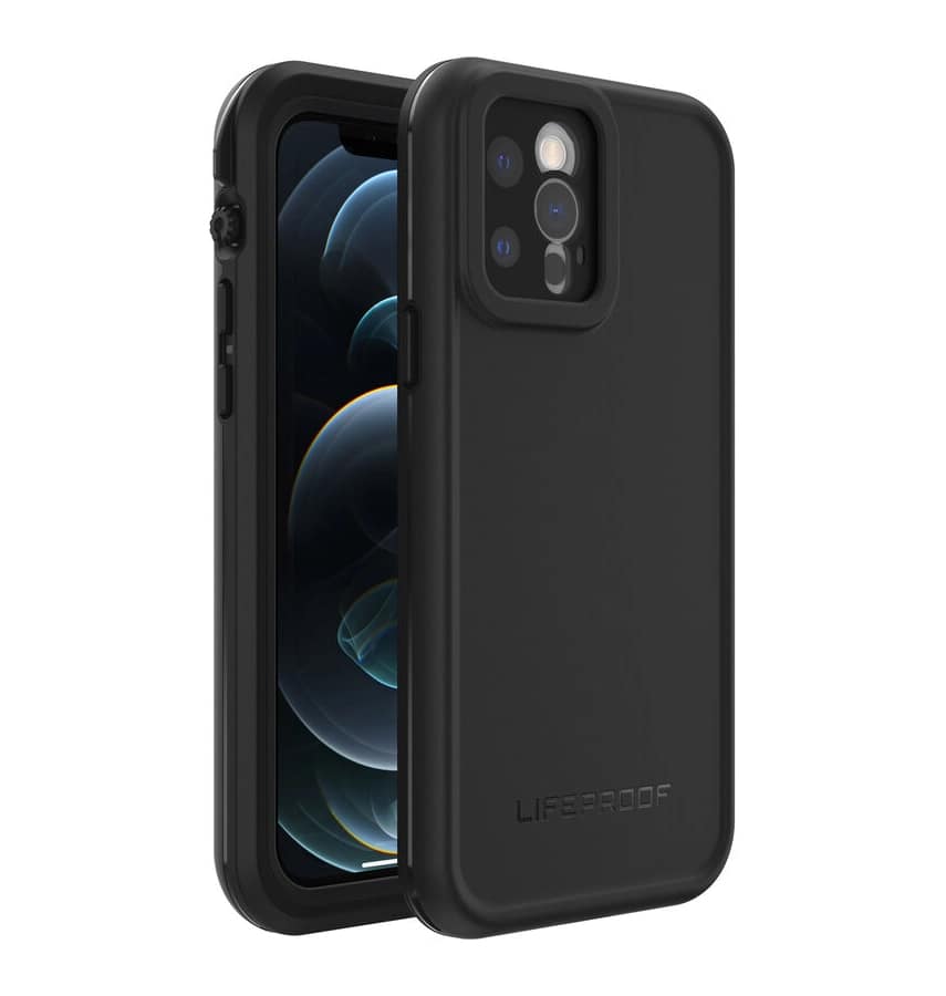 iPhone 12 Pro Case – Black | LifeProof FRE Waterproof, Dirtproof, Snowproof & Drop Protection Cover