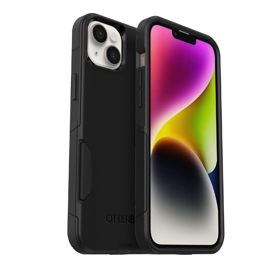 iPhone 14 Plus Case – Black | OtterBox Commuter Cover with Dual-Layer Protection & Slim Design