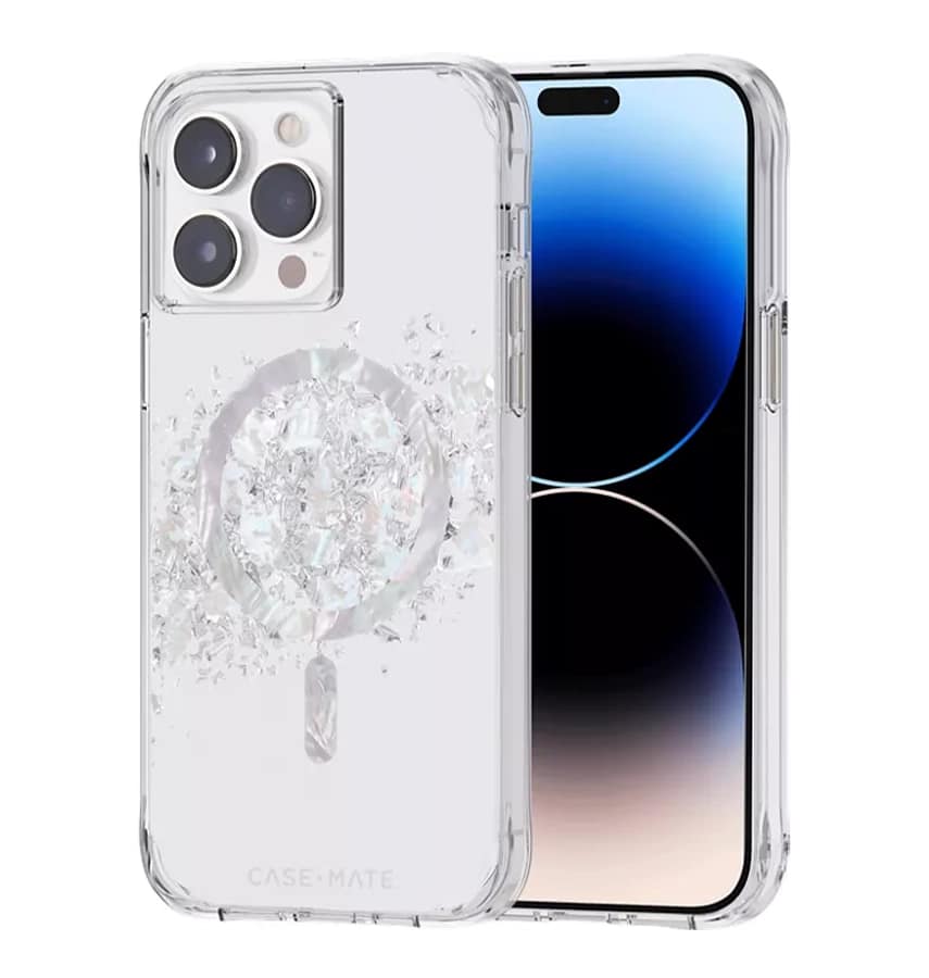 iPhone 14 Pro Max Case – Multi | Case-Mate Karat Pearl Cover with Sparkling Finish & Slim Design
