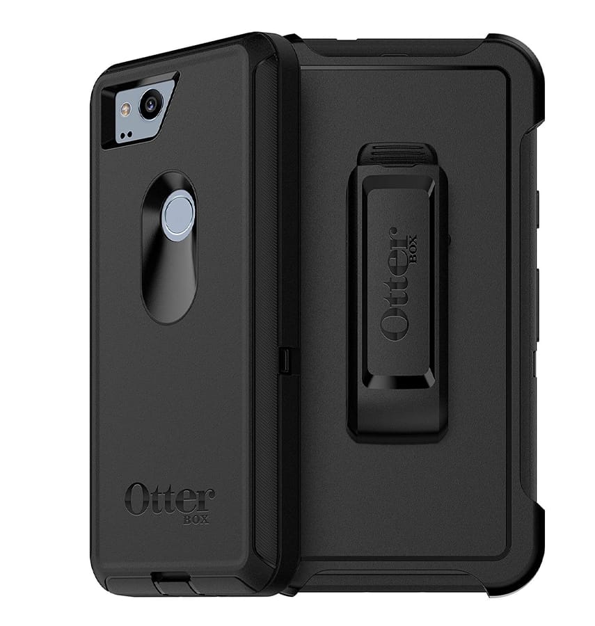 Google Pixel 2 Case – Black | OtterBox Defender Cover with Rugged Protection & Multi-Layer Defense