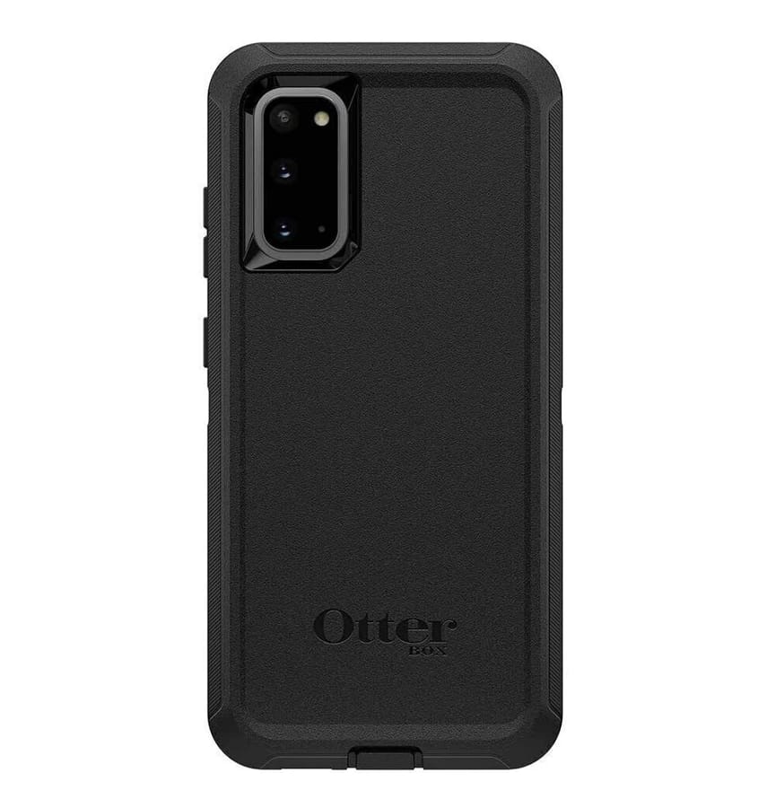Samsung S20 Case – Black | OtterBox Defender Cover with Rugged Protection & Screen Defense