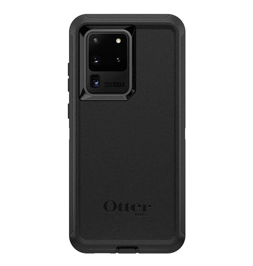 Samsung S20 Ultra Case – Black | OtterBox Defender Cover with Ultimate Protection & Durable Design