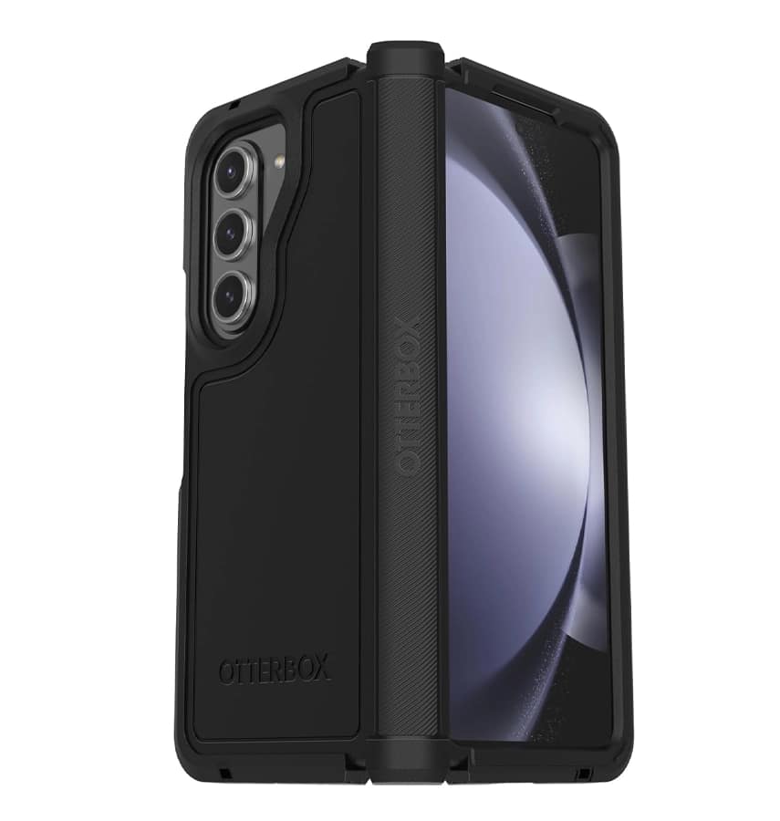 Samsung Z Fold 5 Case – Black | OtterBox Defender XT Cover with Premium Protection & Hinge Guard