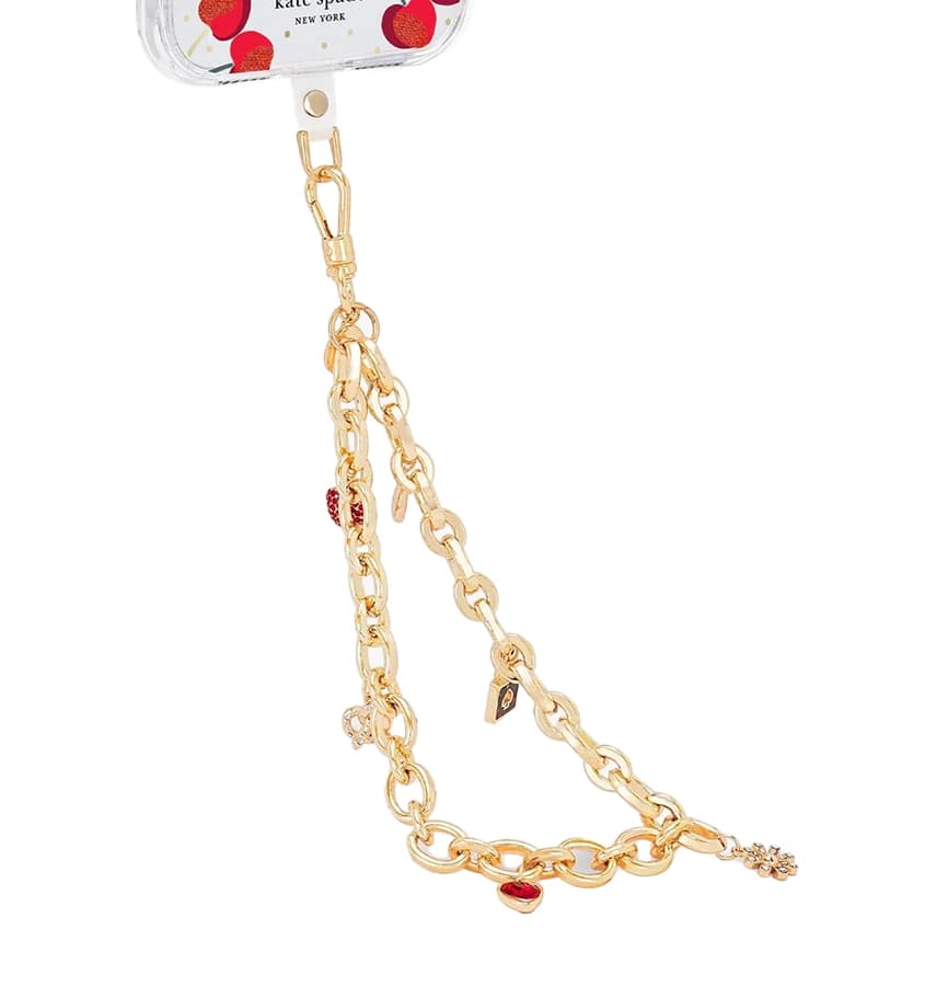Kate Spade Phone Charm Wrist Strap Favorite Things | Stylish & Durable Accessory for iPhone & Other Smartphones
