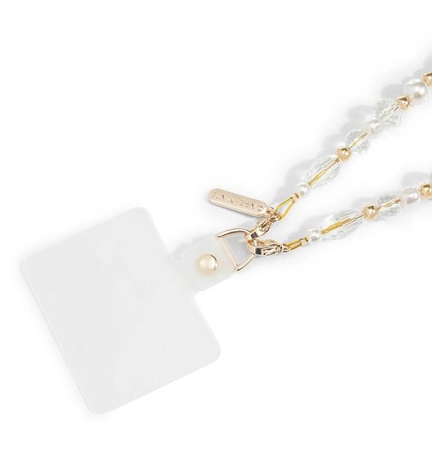 Case-Mate Beaded Phone Wristlet – Moon Crystal | Stylish & Durable Accessory for iPhone & Other Smartphones