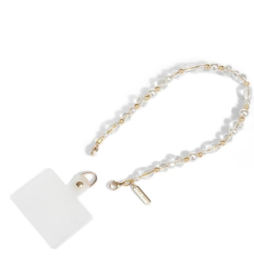 Case-Mate Beaded Phone Wristlet – Moon Crystal | Stylish & Durable Accessory for iPhone & Other Smartphones