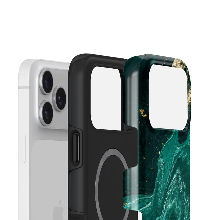 iPhone 17 Pro Max Tough MagSafe Case – Emerald Pool | Burga Slim, Stylish & Durable Protective Cover