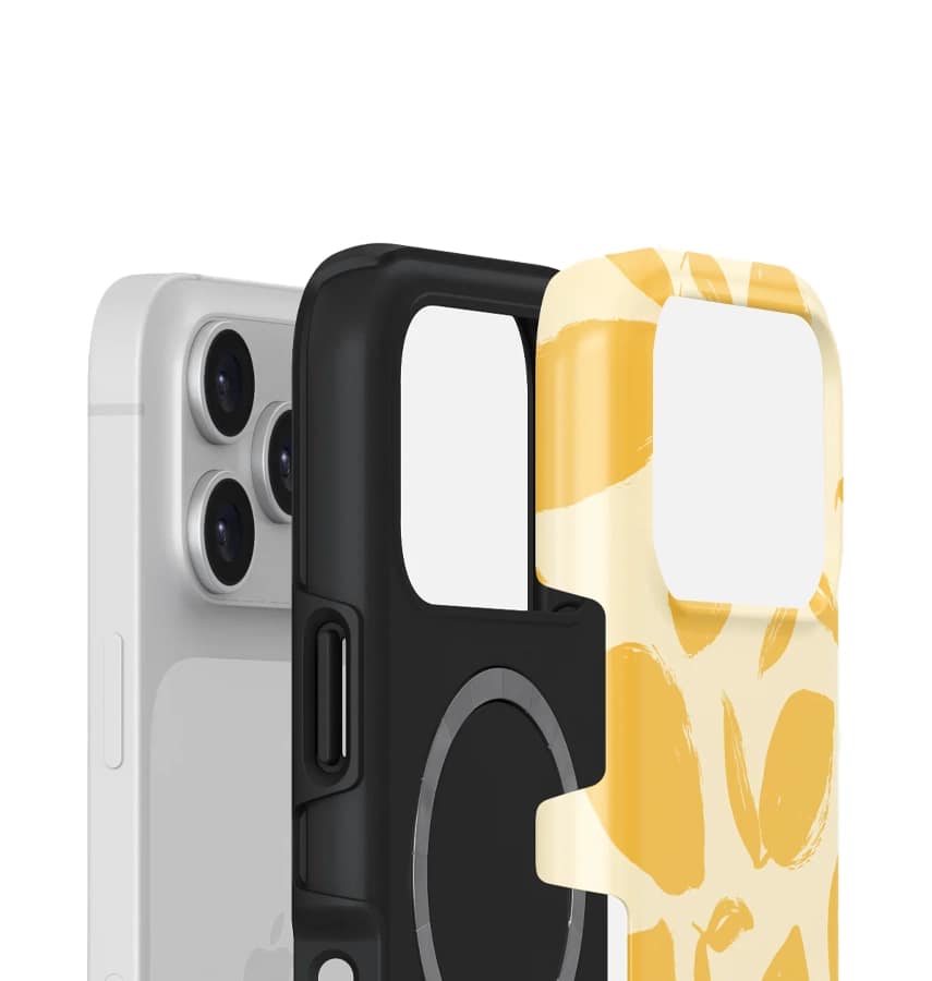 iPhone 17 Pro Max Tough MagSafe Case – Lemon Tart | Burga Slim, Stylish & Durable Protective Cover