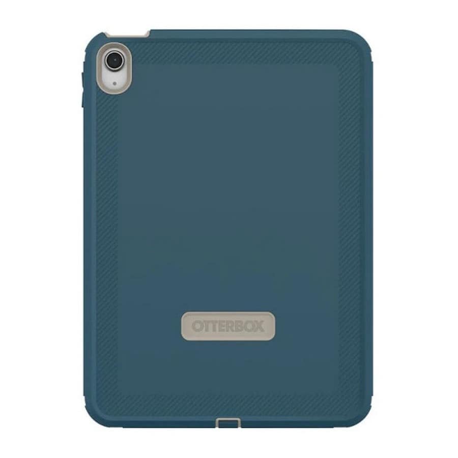 iPad 10.9 (10th Gen) Case – Medtronic Denim Blue | OtterBox Defender Series Heavy-Duty Protective Case with Port Covers & Stand Function