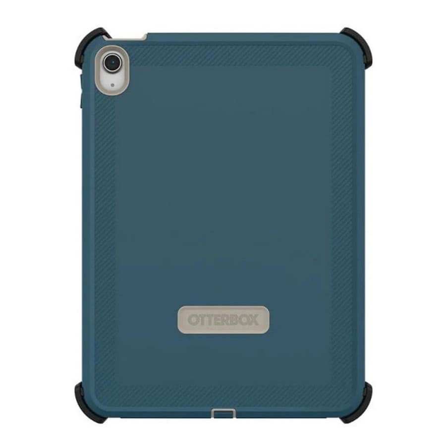 iPad 10.9 (10th Gen) Case – Medtronic Denim Blue | OtterBox Defender Series Heavy-Duty Protective Case with Port Covers & Stand Function