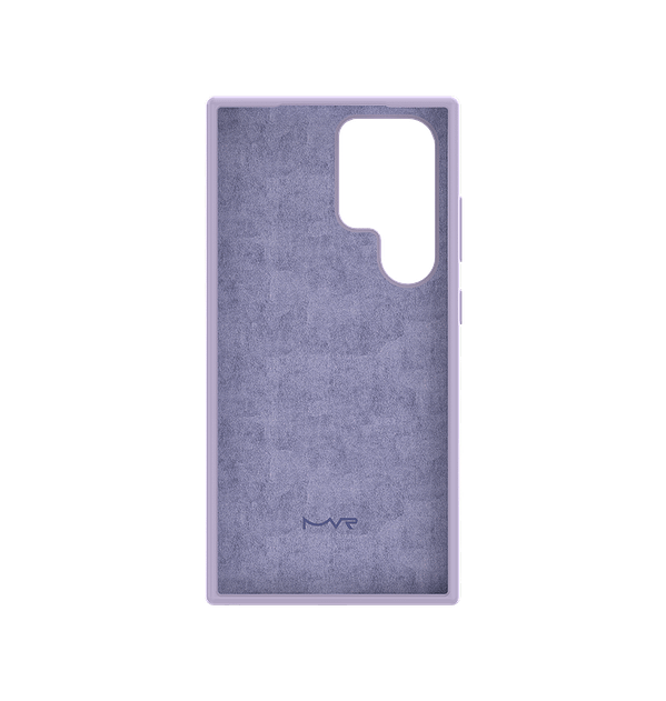Samsung Galaxy S24 Ultra Case - MVR Liquid Silicone Cover (Lavender) | Soft Grip, Anti - Slip & Protective - Image 2