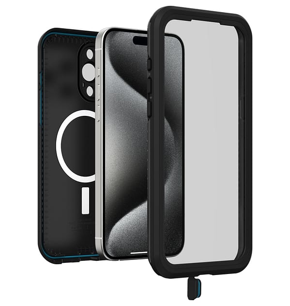 OtterBox Fre Series for iPhone 16 Pro - MagSafe Compatible Case (Black Trim) - Image 2