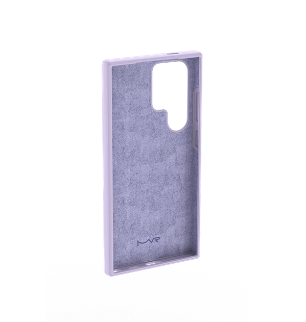 Samsung Galaxy S24 Ultra Case - MVR Liquid Silicone Cover (Lavender) | Soft Grip, Anti - Slip & Protective - Image 4